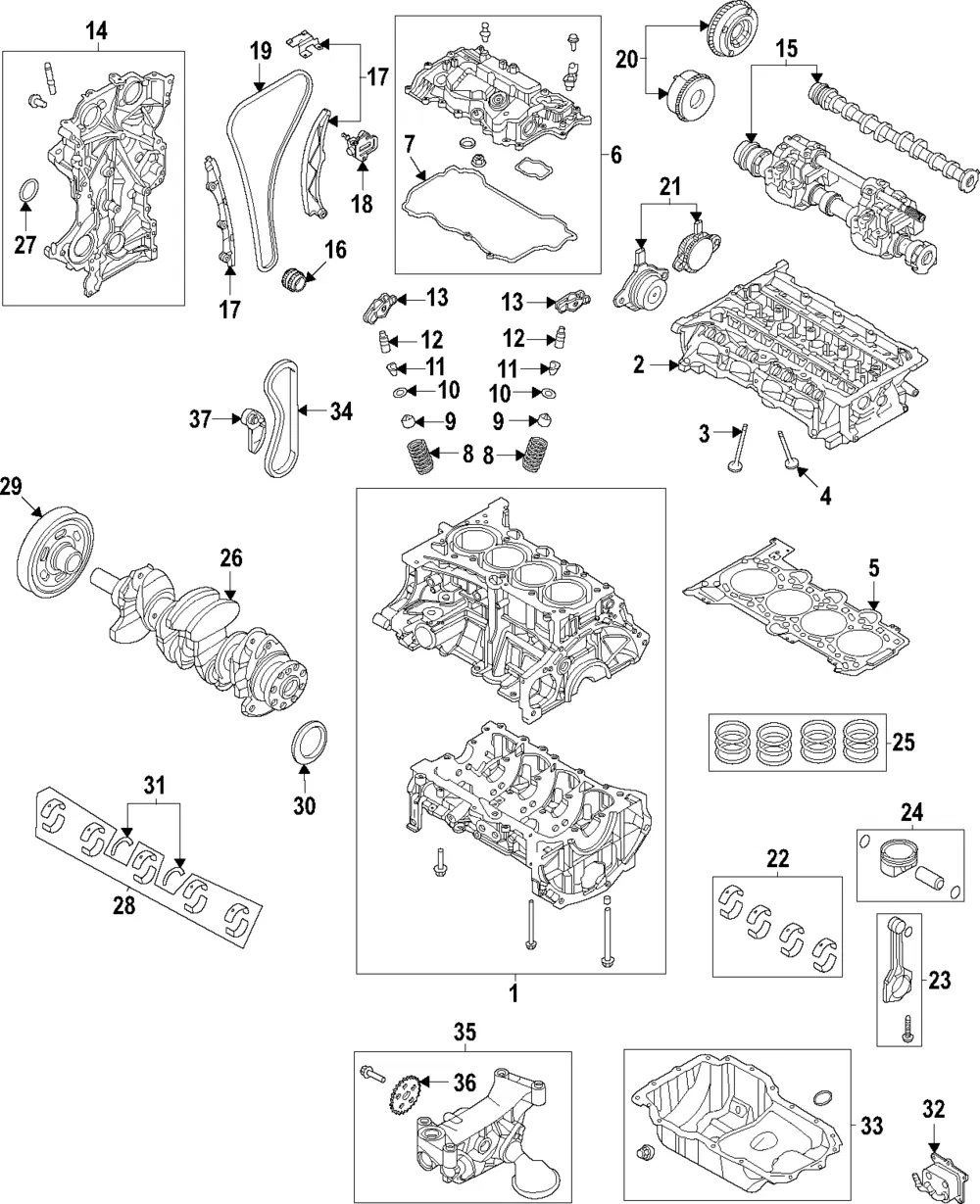 Engine Rocker Arm - Kia (24551-2M800)