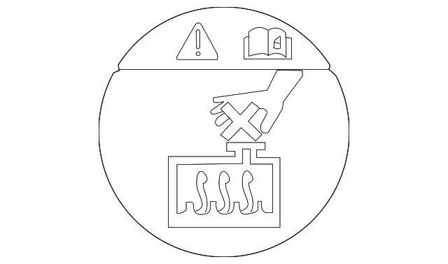 Caution Label - Kia (25328-CU500)