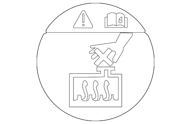 Caution Label - Kia (25328-J2000)