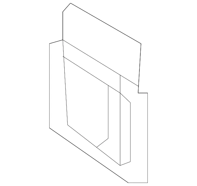 Vent Grille - Driver's Side (LH) - Nissan (27943-3KA0B)