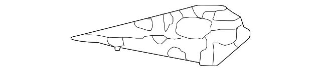 Speaker Grille - Passenger Side (RH) - Nissan (28176-4RA0A)