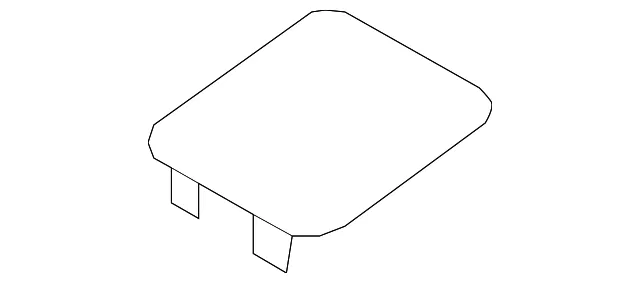 Speaker Grille - Nissan (28198-3JA0A)
