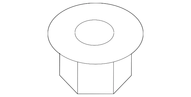 Hinge Nut - Kia (28767-3E000)