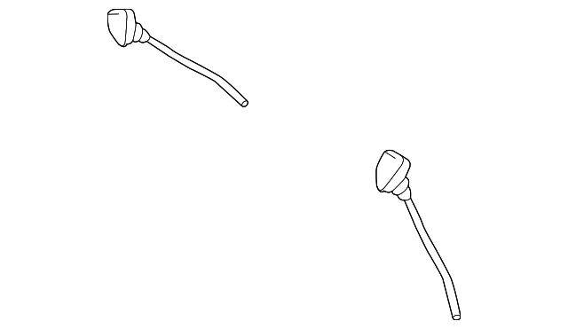Left Windshield Washer Nozzle Assembly - Nissan (28931-1PA0A)