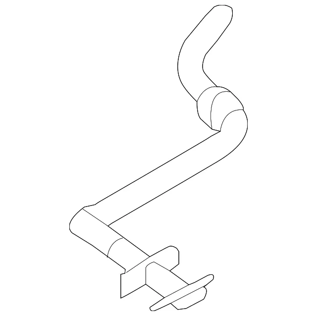 Rear Window Washer Nozzle Assembly - Nissan (28972-5AA0A)
