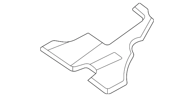 Radiator Support Splash Shield Insulator - Kia (29112-R5000)