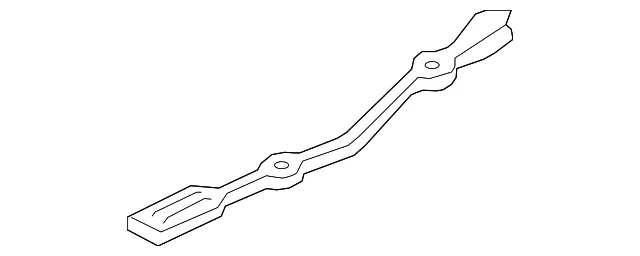 Radiator Support Splash Shield Bracket - Kia (29122-2T010)