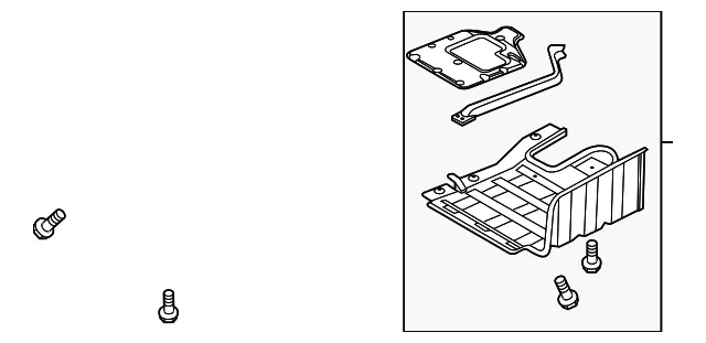 Radiator Support Splash Shield - Kia (29130-3Q010)