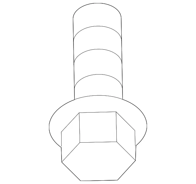 Lower Hinge Bolt - Volvo (30622599)