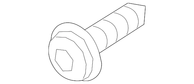 Door Trim Panel Screw - Volvo (30622905)