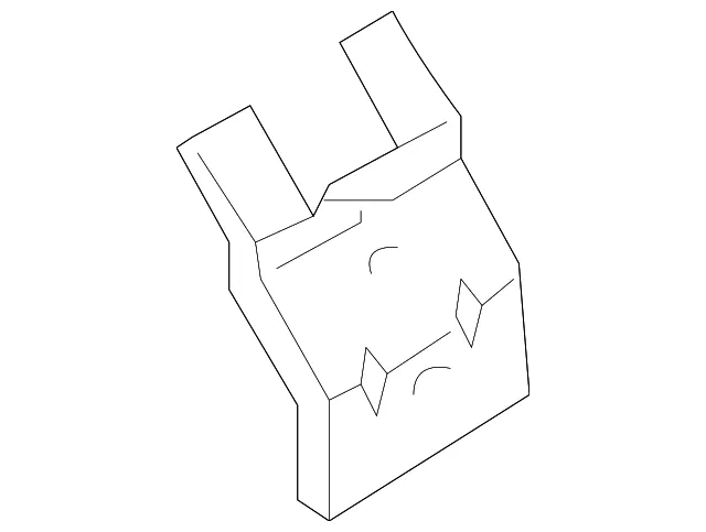 Door Interior Trim Panel Bracket - Volvo (30633455)
