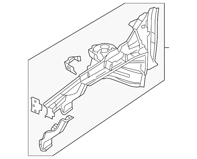 Apron Assembly - Driver's Side (LH) - Volvo (30655199)