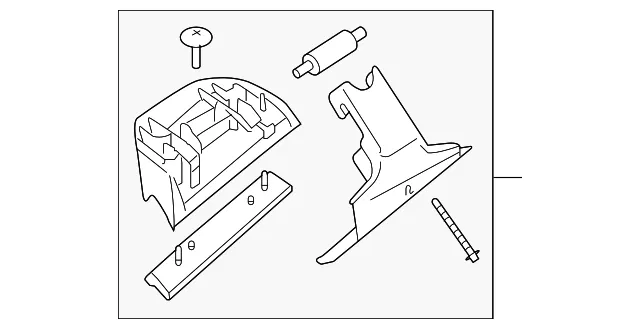 Roof Luggage Carrier Side Rail - Volvo (30660562)