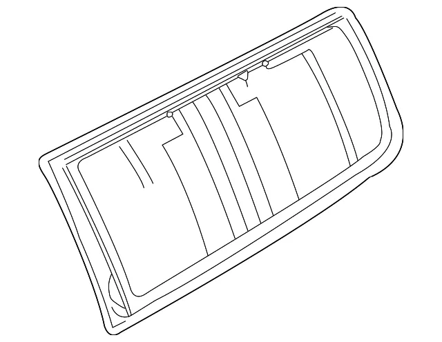 Glass - Passenger Side (RH) - Volvo (30674477)