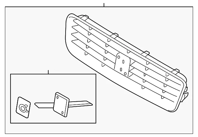 Grille Assembly - Volvo (30678627)