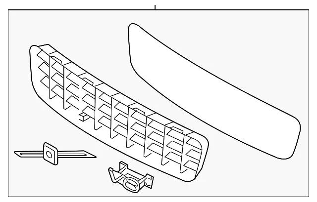 Grille Assembly - Volvo (30678981)