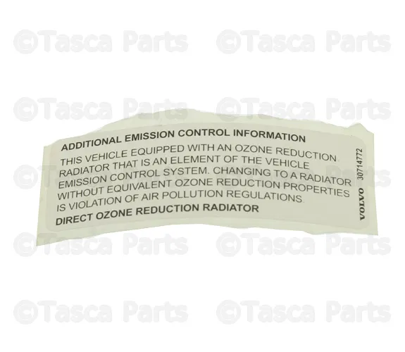 Emission Label - Volvo (30714772)