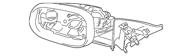 Mirror Housing - Passenger Side (RH) - Volvo (30716949)