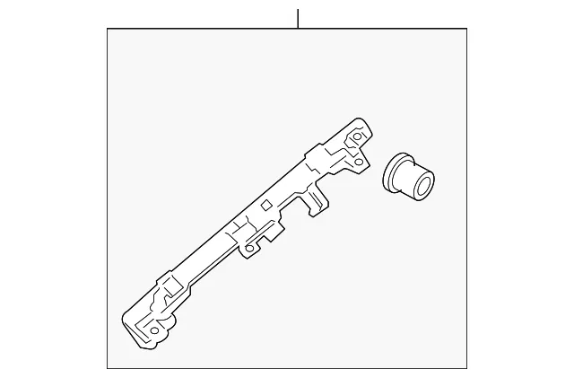 Windshield Pillar Trim Retainer Plate - Driver's Side (LH) - Volvo (30721335)