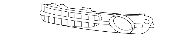 Outer Grille - Passenger Side (RH) - Volvo (30744115)