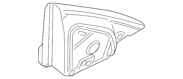 Mirror Housing Seal - Passenger Side (RH) - Volvo (30744584)