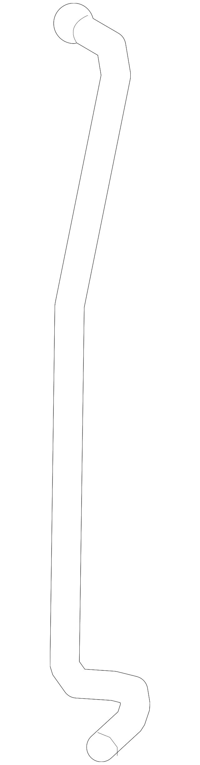 Door Lock Operating Rod - Volvo (30747086)