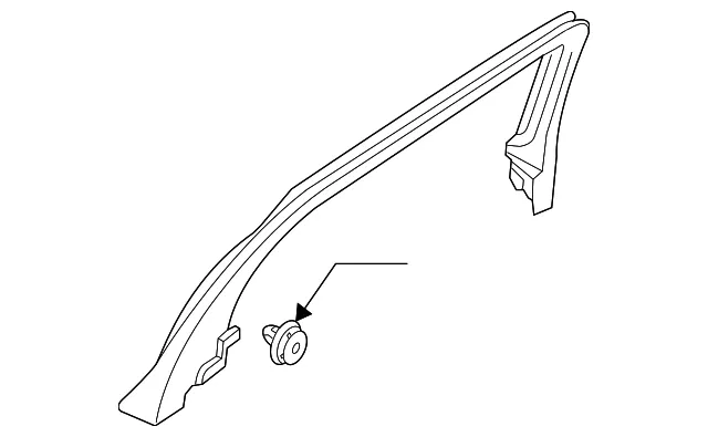 Door Window Molding - Volvo (30747557)
