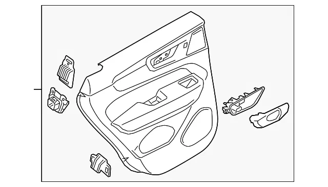 Door Interior Trim Panel - Volvo (30747840)