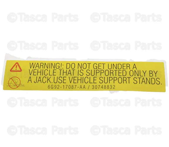 Tire Information Label - Volvo (30748832)