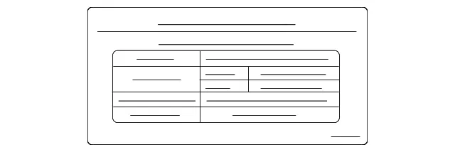 Tire Info Label - Volvo (30760051)