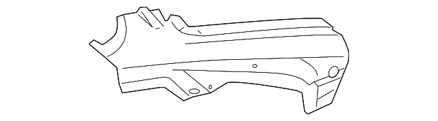 Body C-Pillar Reinforcement - Passenger Side (RH) - Volvo (30763003)