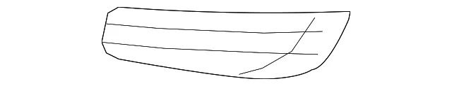Outer Grille - Driver's Side (LH) - Volvo (30779102)