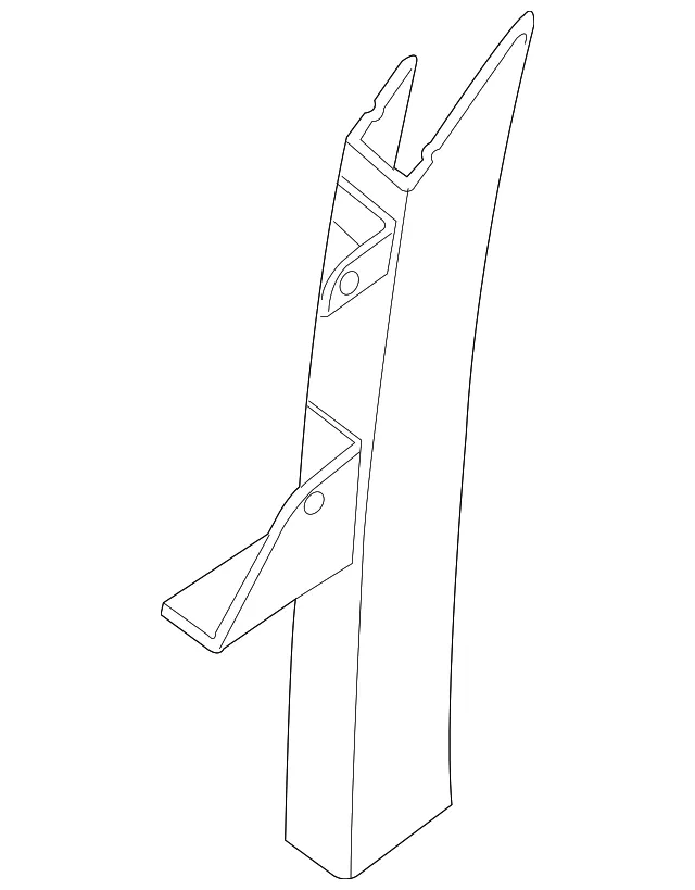 Door Window Glass Surround Channel Bracket - Volvo (30784047)