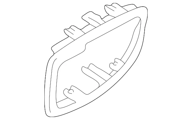 Handle, Inside Handle Bezel - Driver's Side (LH) - Volvo (30784733)