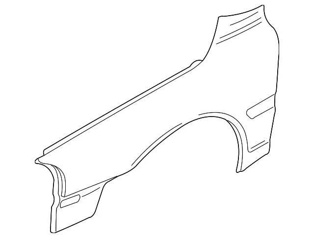 Fender - Driver's Side (LH) - Volvo (30796492)