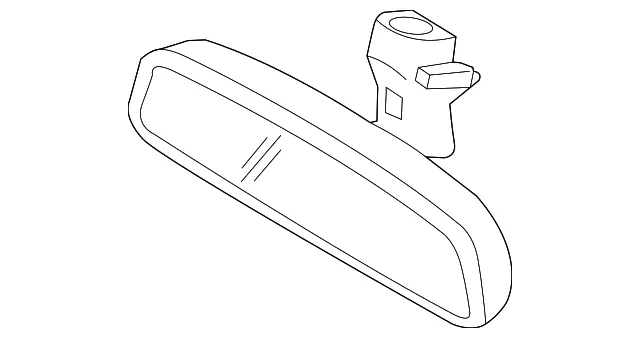 Interior Rear View Mirror - Volvo (30799044)