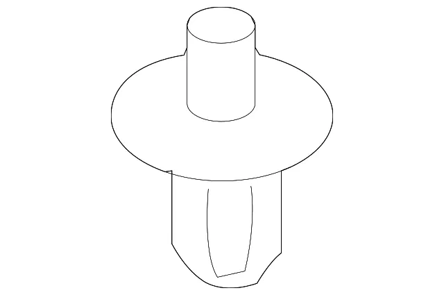 Bumper Cover Support Rail Clip - Volvo (30822020)