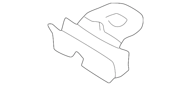 Radiator Support Splash Shield Bracket - Volvo (30850818)