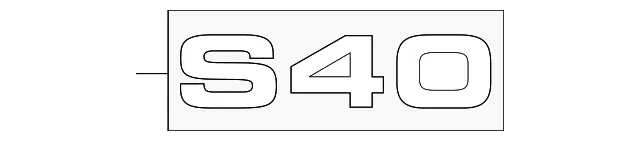 Deck Lid Emblem - Volvo (30851876)