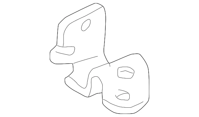 Radiator Support Splash Shield Bracket - Volvo (30858361)