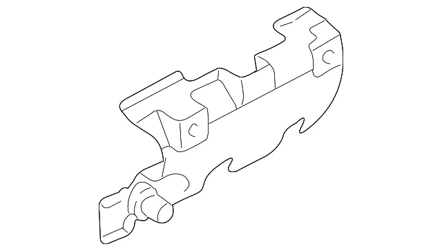 Handle, Outside Bracket - Driver's Side (LH) - Volvo (30862088)
