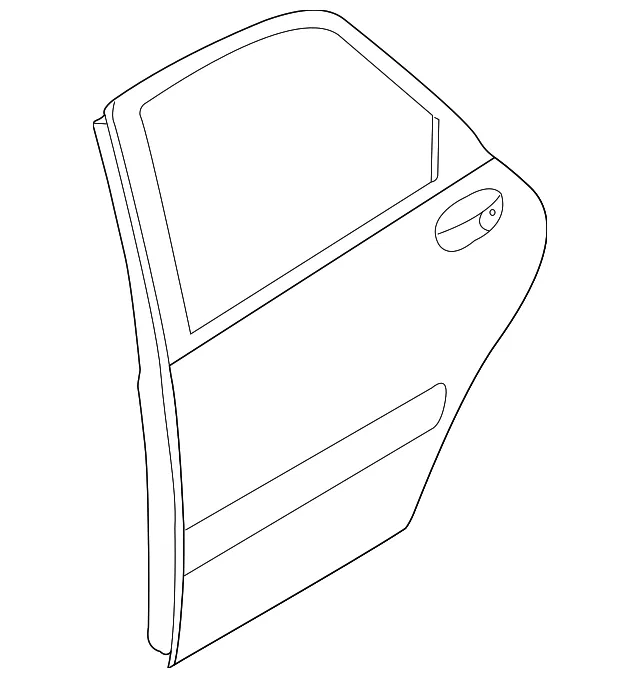 Door Shell - Passenger Side (RH) - Volvo (30882902)