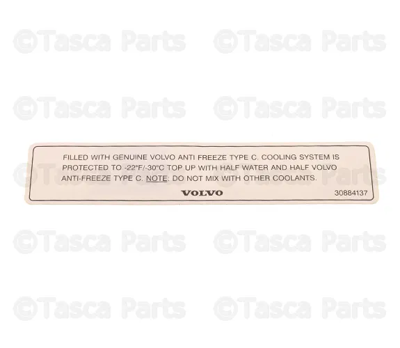 Caution Label - Volvo (30884137)