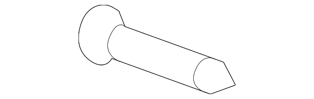 Upper Center Pillar Trim Bolt - Kia (31039-29000)