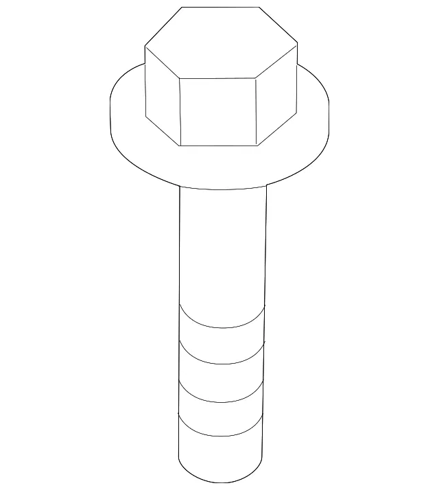 Radiator Support Air Deflector Screw - Volvo (31109310)