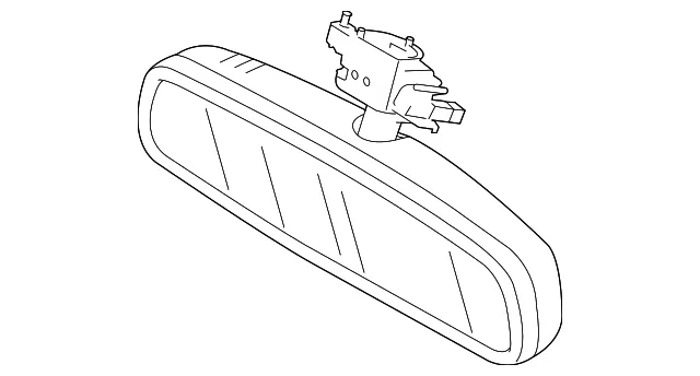 Interior Rear View Mirror - Volvo (31111838)