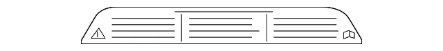 Air Bag Information Label - Volvo (31202368)