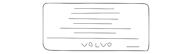 Caution Label - Volvo (31202697)