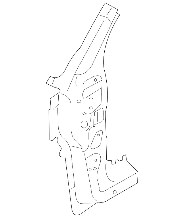 Hinge Pillar Reinforced - Driver's Side (LH) - Volvo (31214142)
