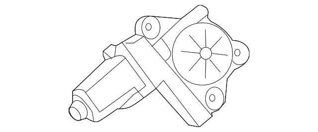 Window Motor - Driver's Side (LH) - Volvo (31253061)